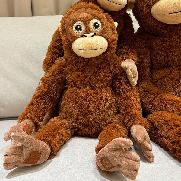 SimulacióN Gorila Mono Realista OrangutáN Juguetes De Peluche Animales De Peluche De Dibujos Animados Peluches Para NiñOs Regalos De CumpleañOs DecoracióN About 60-65Cm-image