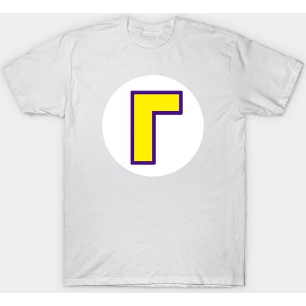 T Shirt Damski Waluigi Harajuku Print Kawaii Tshirt Letnia Koszulka Damska Z KróTkim RęKawem Top Tee M-image