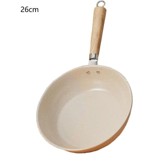 SartéN Antiadherente Para Wok, SartéN Para Carne Casera, SartéN Para Panqueques, Cocina De InduccióN, Estufa De Gas, Cacerola Especial, Olla Antiadherente De Piedra Maifan-image