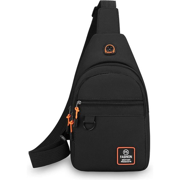 Bolso De Pecho Para Hombre Oxford Bolso De Hombro Joker JaponéS Mochila De Ocio Bolso PequeñO Bolso Para Deportes Al Aire Libre.-image