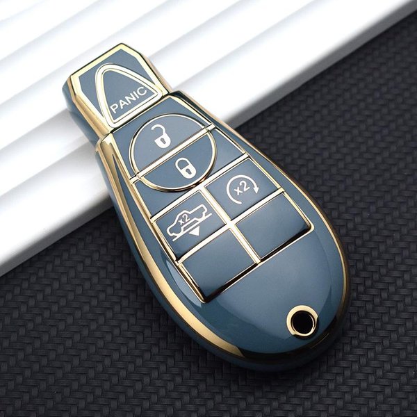 Etui Na Kluczyk Tpu Do Chrysler Town & Country Grand Voyager Pokrowiec Na Kluczyk Do Dodge Dart Grand Caravan Dla Jeep Grand Cherokee NakłAdka-image