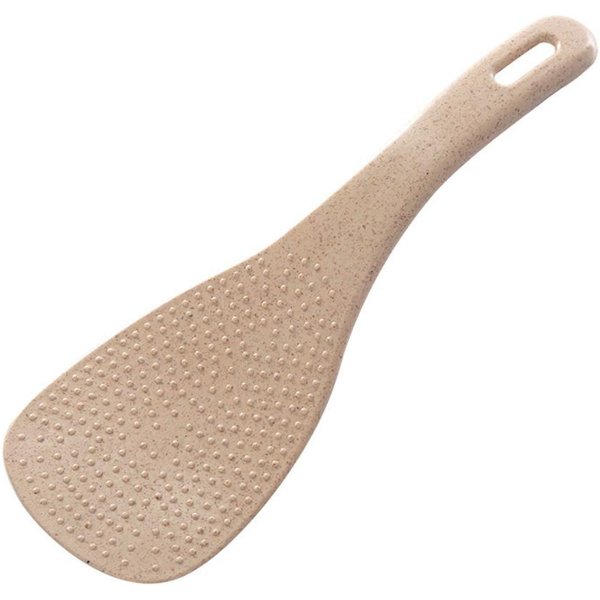 Cuchara Para Arroz De Paja De Trigo Antiadherente Cuchara Cuadrada Para Arroz Resistente Al Calor Sencilla Cuchara Para Arroz De Cocina Vajilla Cuchara Para Arroz Para Cocina 1 Pieza Verde-image