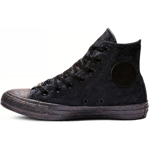 Chuck Taylor All Star Miley Cyrus X Chuck Taylor All Star Wmns Converse Hi 'Black Silver' Damskie 563723C 36 Black-image