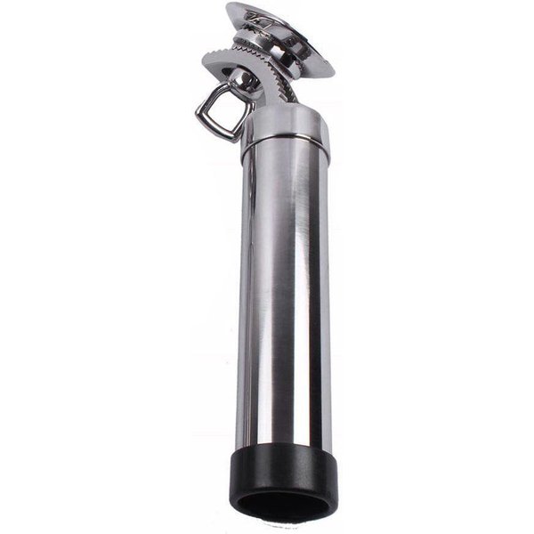 Soporte Para CañA De Pescar De Acero Inoxidable, Herramienta De Accesorios Marinos, Soporte Ajustable Para CañA De Pescar De 360 Grados Plata-image