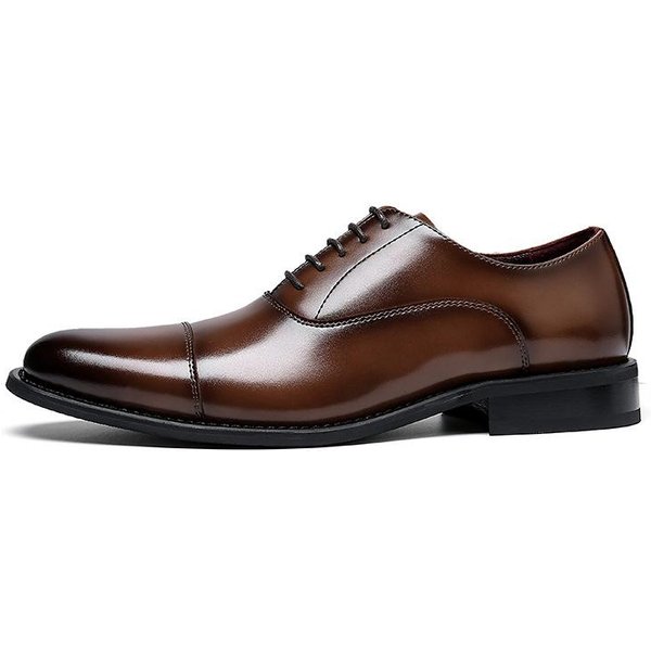 SkóRzane Buty MęSkie Buty Biznesowe Oksfordy Buty MęSkie SkóRa Naturalna Formalne TróJsegmentowe MęSkie Buty SkóRzane WewnęTrznie PodwyżSzane Buty SkóRzane 45 Gray-image