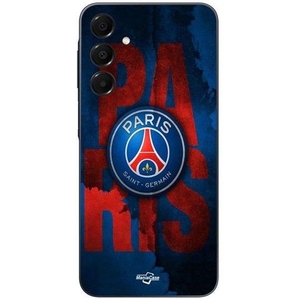 Funda De TeléFono - Maniacase - Samsung Galaxy A16 - Silicona - Logo Paris Saint Germain - Flexible Negro-image