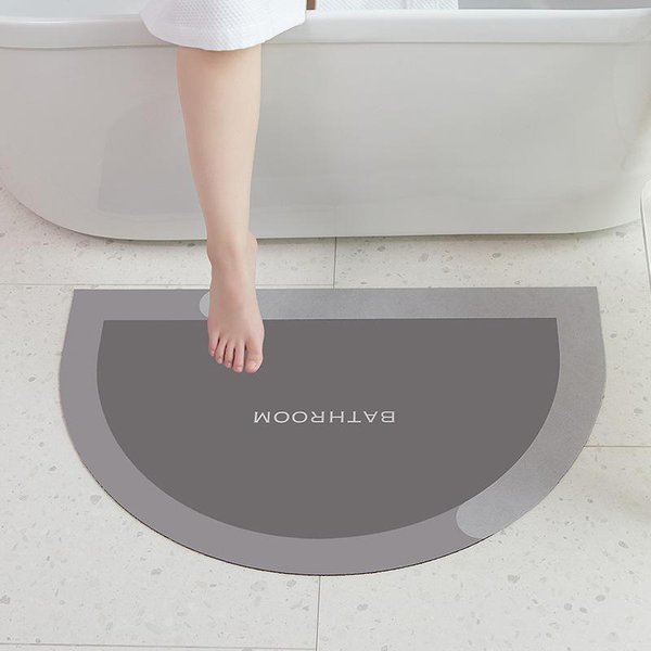 Nordycka Mata Z BłOta Okrzemkowego ŁAzienkowa ChłOnna AntypośLizgowa Mata Domowa WejśCie Do Toalety Drzwi Do Toalety SzybkoschnąCa Mata 40 * 60Cm-image