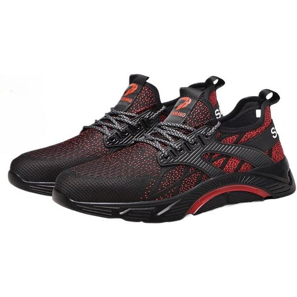 Buty Robocze O Wysokiej GęStośCi, Wysokie Buty Robocze Antyprzebiciowe I Przeciwzgnieceniowe Dla MężCzyzn, Buty Robocze, Buty Ochronne 48 Black-image