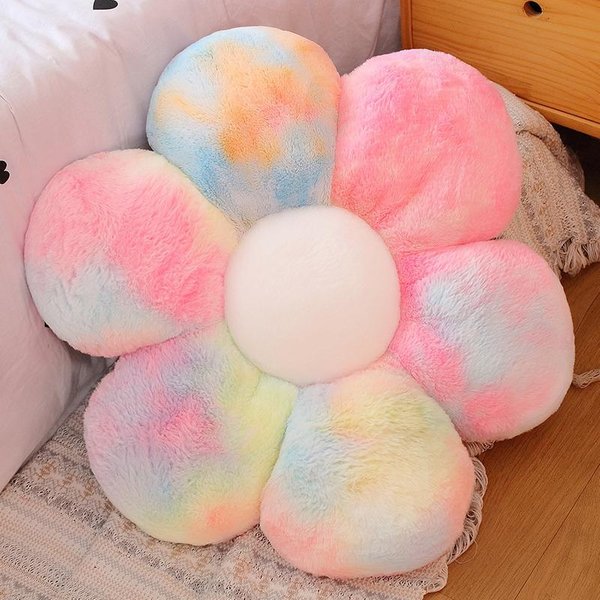 30-65Cm Kawaii Kolorowa Kwiatowa Pluszowa Poduszka Poduszka MięKki SłOnecznik RośLina Mata Wypchana Sofa ŁóżKo Poduszka PodpierająCa Plecy Dekoracja Prezenty 30Cm-image