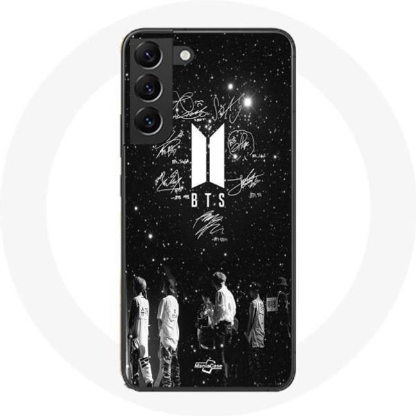 Coque Maniacase Pour Samsung Galaxy S23 Bts Signature Nuit Etoilé-image