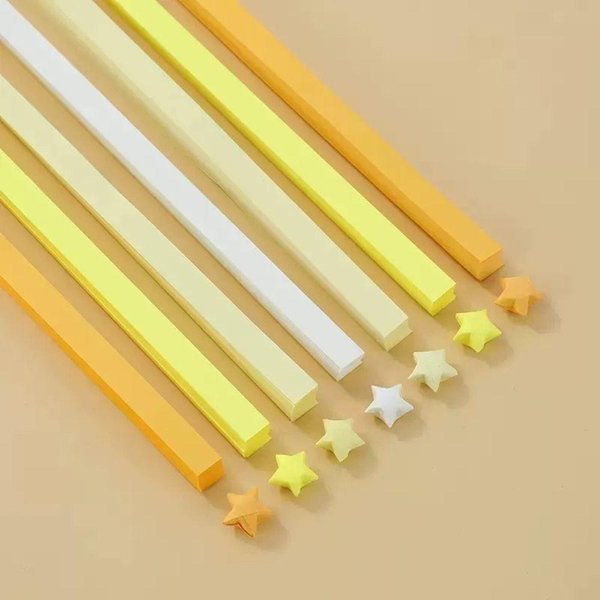 Uroczy Kolorowy Papier Origami Gwiazdki KreskóWkowy Artystyczny RęKodziełO SzczęśLiwa Gwiazdka Origami Jednostronny Najlepsze ŻYczenia Scrapbooking Prezent Dla Dzieci-image