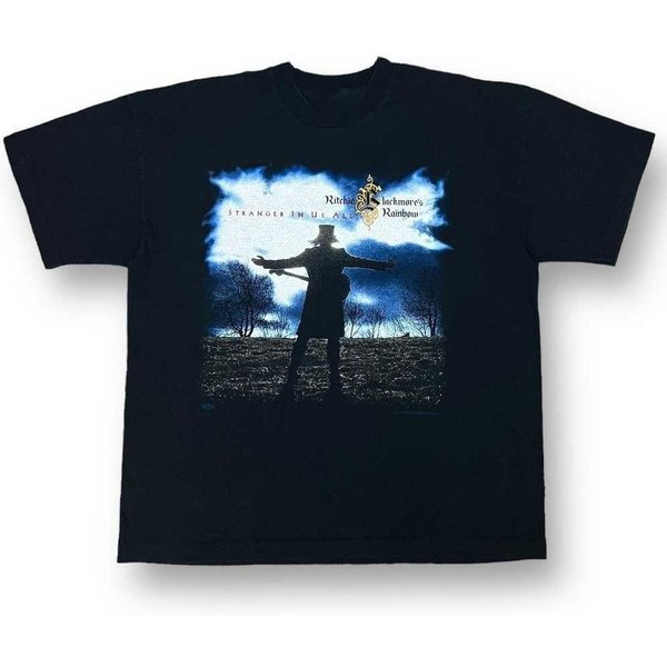 Vintage T-Shirt Rainbow Ritchie Blackmore Rozmiar S Do 5XL IL983 T-Shirt Unisex Xxxxl Gray-image
