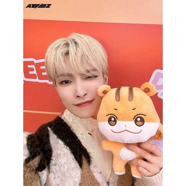 Kpop Aniteez Kawaii Pluszowe ZwierząTka Pluszaki Zabawka Dekoracja Pokoju Hongjoong Seonghwa Yunho Yeosang San Mingi Wooyoung Jongho Plu About 10-25Cm-image