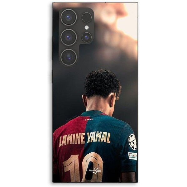 Funda De TeléFono - Maniacase - Samsung Galaxy S23 Ultra - Silicona TPU - FC Barcelona Lamine Yamal - Negro Negro-image