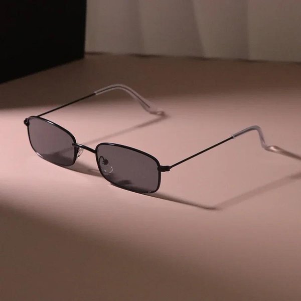 Codzienne ProstokąTne Okulary PrzeciwsłOneczne Damskie MęSkie Designerskie Retro Okulary PrzeciwsłOneczne Damskie MęSkie Modne GłAdkie PodróżNe Klasyczne Odcienie Okulary PrzeciwsłOneczne Other Gray-image
