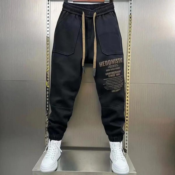 Spodnie Cargo MęSkie Na Wiosnę I Jesień, LuźNe, Dresowe, Joggersy, Hip-Hop, Streetwear, Spodnie Y2K, MęSkie, Spodnie Xxxl Czarny-image