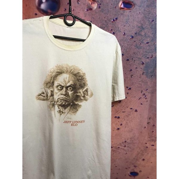 Vintage Koszulka Jeff Lynne’S Elo Topy T-Shirt BawełNa Unisex Wszystkie Rozmiary S-4XL 3XL White-image