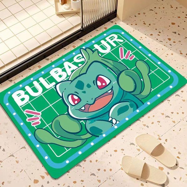 Alfombrilla De Suelo De Barro Diatomeas BañO Inodoro AbsorcióN De Agua Alfombrilla De Suelo BañO Antideslizante Secado RáPido Esterilla Para Pies FáCil De Manejar 50 * 80Cm [D-image