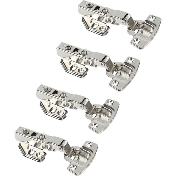 4PCS Bisagras HidráUlicas Bisagra De Cierre Suave Con Resorte MetáLico Bisagra De Acero Inoxidable 304 Para Armario-image