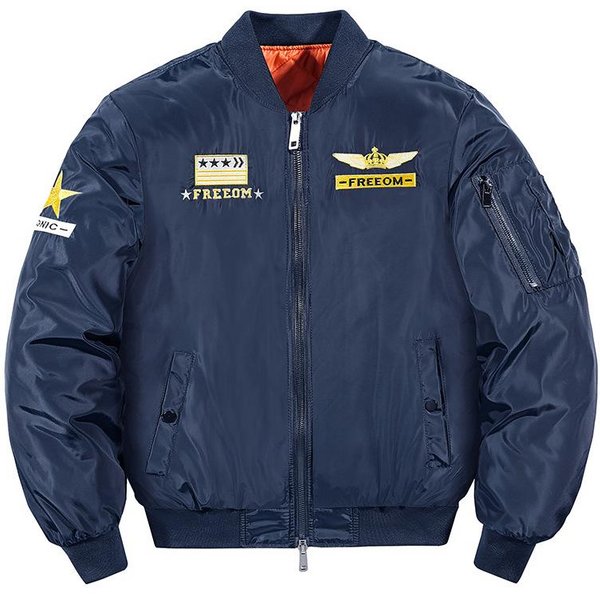 Kurtka Lotnicza American Retro Cotton-Padded MęSka Na Jesień I Zimę Kurtka Lotnicza Ocieplana I Pogrubiona, LuźNa, BawełNiana XL-image