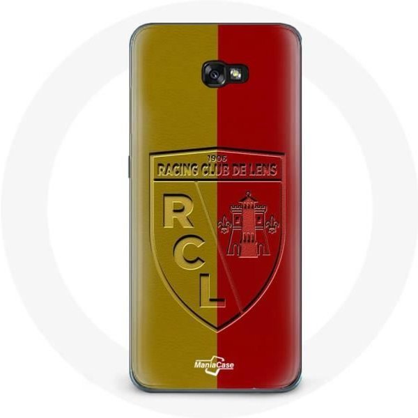 Funda - Maniacase - Samsung Galaxy A3 2017 - Flexible - ProteccióN - Logo Amarillo Y Rojo Negro-image