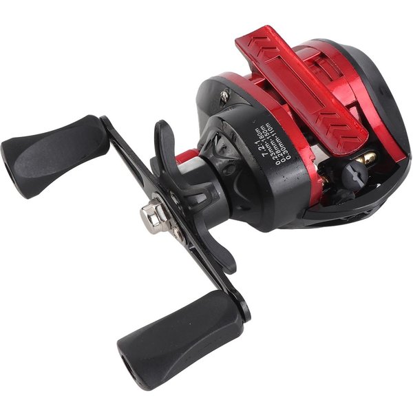 Carrete De Baitcasting Metal Lanzamiento Largo Potente Ligero Suave Carrete De Pesca Baitcaster Para Agua Salada Agua Dulce Mano Izquierda-image