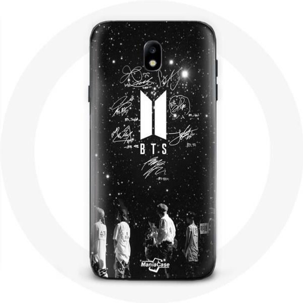 Funda - Maniacase - Samsung Galaxy J5 2017 - Flexible - Negro - Miembros Firma BTS-image