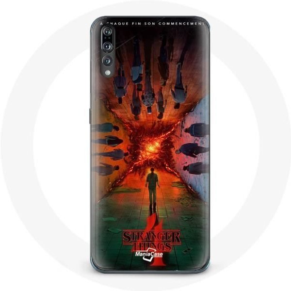 Funda Para Huawei P20 Stranger Things Temporada 4 PóSter Tripulaciones De La Nueva TeoríA-image