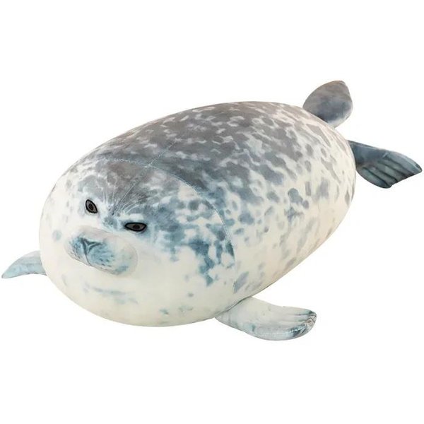 Juguetes De Foca De 30-100 Cm Juguetes De Peluche De Foca Blob MuñEco De Foca De LeóN Marino Novedad 3D Almohada Animal De Peluche Figuras De Peluche DecoracióN De HabitacióN Regalos Para NiñOs 100Cm-image
