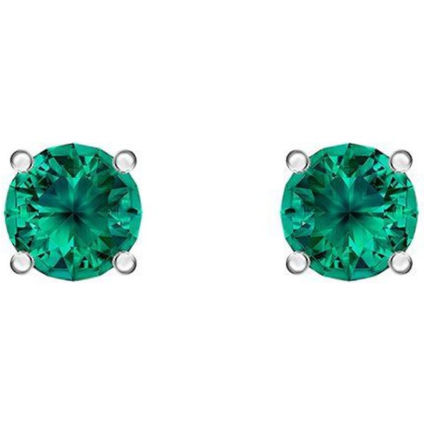 Pendientes Swarovski Attract Con Cristales Incrustados DiseñO De Lujo Ligero Chapado En Rodio Pendientes Para Mujer 5512384 Box (Random Color) Blue-image