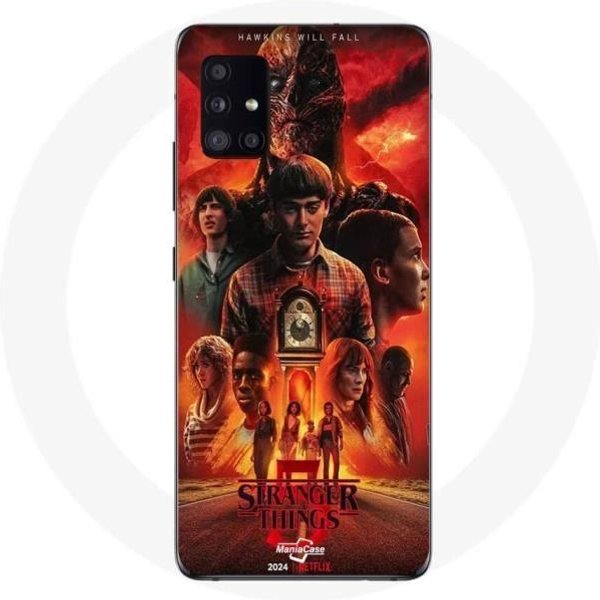 Coque Maniacase Pour Samsung Galaxy A51 5G Stranger Things Saison 5 Affiche-image