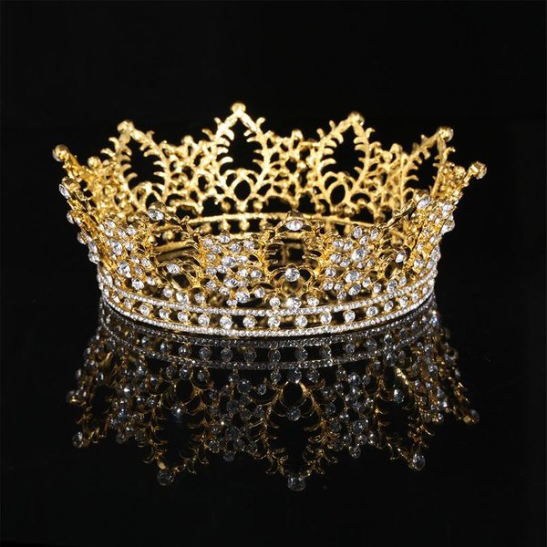 MęSka Korona Tiara Korona KsięCia Korona KróLa Korona Na Konkurs PięKnośCi Korona KróLowej Korona Na WystęP Barowy Korona Unisex-image