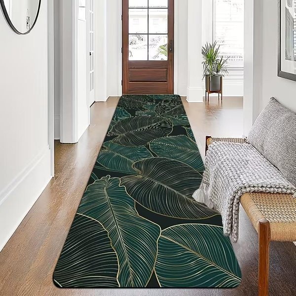 Zmywalny Dywanik Do Przedpokoju Kuchenna Mata PodłOgowa AntypośLizgowa Domowa Mata Drzwiowa MięKki Dywan AntypośLizgowy Dekoracja Domu Dywany 40X120CM-image