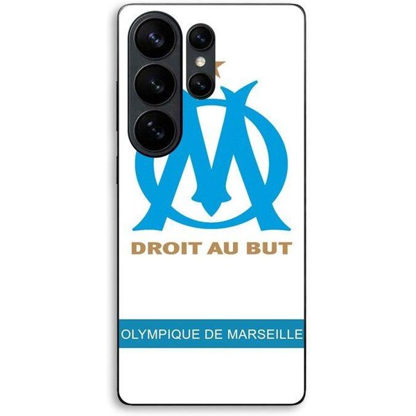 Coque Pour Samsung Galaxy S26 Ultra Logo OM Olympique De Marseille Blanc Fond Maniacase-image