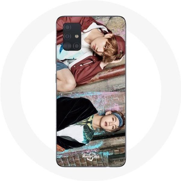 Funda Para Samsung Galaxy A71 BTS Kim Taehyung Y Jungkook Taekook Teaser Not Today You Never Walk Alone-image