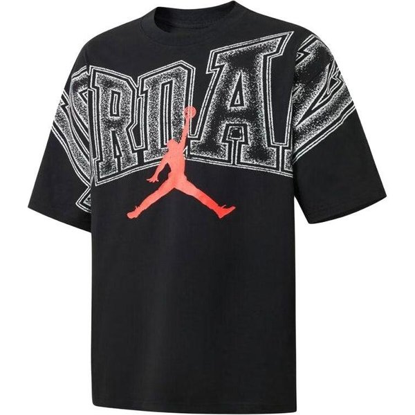 Camisetas Jordan Para Hombre Negras Cuello Redondo Moderadas 2XL Gray-image
