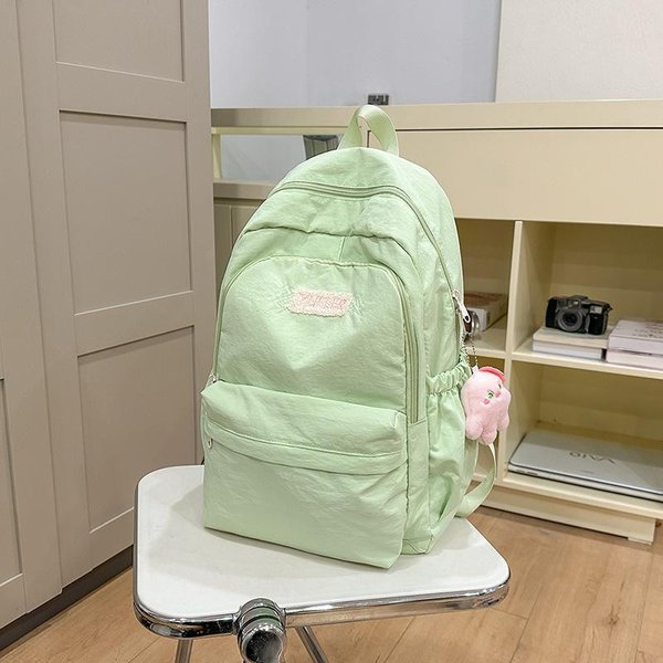 Mochila Escolar Nueva Para Estudiantes Universitarios Mochila Para Secundaria Mochila Japonesa Simple PequeñA Fresca Para Campus Mochila Casual De Gran Capacidad-image