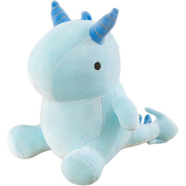 MuñEco De Dinosaurio De Peluche Ultra Suave De 20/30 Cm Juguete De Peluche Sentado AlgodóN Dino Dibujos Animados Animal Lindo Peluche MaíZ Maligno Rojo Negro Regalo 30Cm-image