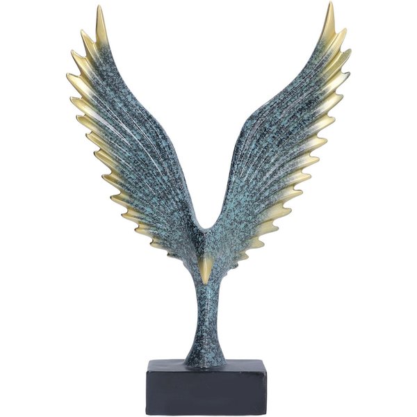 Nordycka Statua Skrzydlata RzeźBa ŻYwiczna Ozdoby Statuetka Nowoczesna Dekoracja Salonu Biurko Abstrakcyjna-image