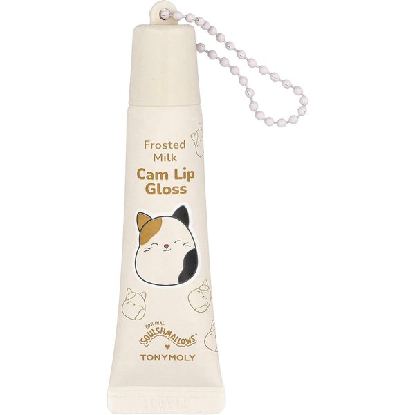 Tonymoly, Squishmlows™ Originales, Llavero Cam Brillo De Labios, Leche Escarchada, 11G White-image