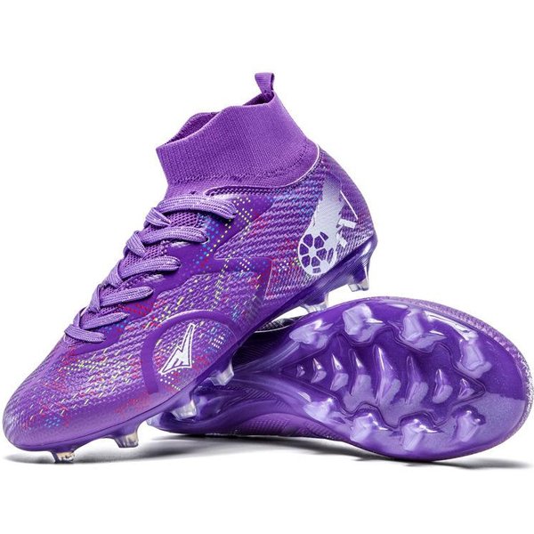 Zapatillas De FúTbol Para NiñOs UñAs Rotas NiñOs Y NiñAs CañA Baja Adolescentes Estudiantes Moda Zapatillas De FúTbol 36 Purple-image