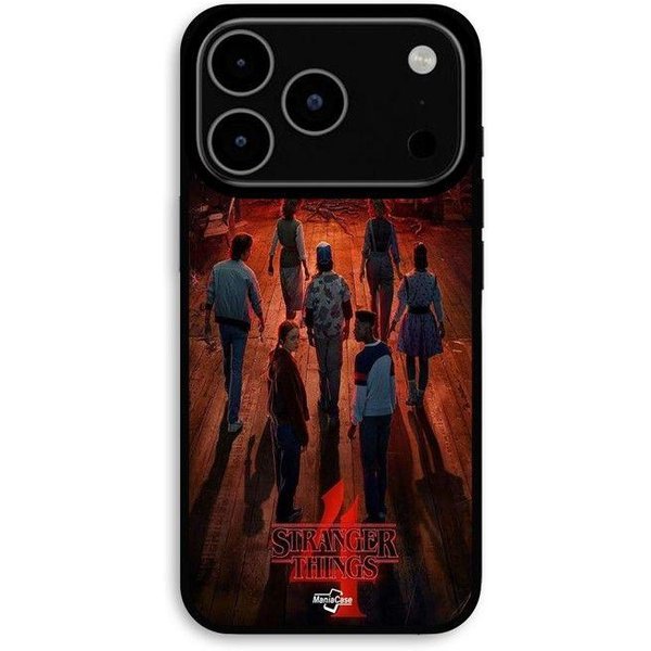Funda Para Iphone 17 Pro Serie Stranger Things Temporada 4 Maniacase Negro-image