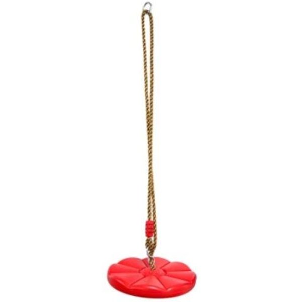 Columpio De Disco Para NiñOs Deportes Para NiñOs Interior Y Exterior Rojo Azul Columpio De PéTalos Octogonales Engrosado Juguetes Colgantes Columpio Silla Mecedora-image