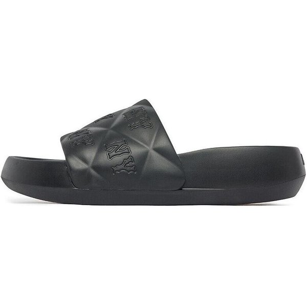 Chancla MLB Chunky Bouncer New York Yankees Antideslizante Duradera Sandalias De Ducha Calzado Unisex Negro 3ALPFBS33-50BKS 39 Gray-image