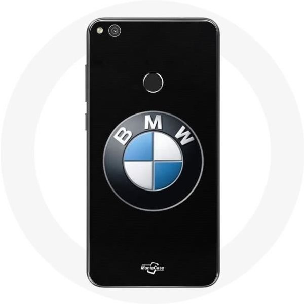 Funda Huawei P8 Lite 2017 BMW Logo Fondo Negro-image