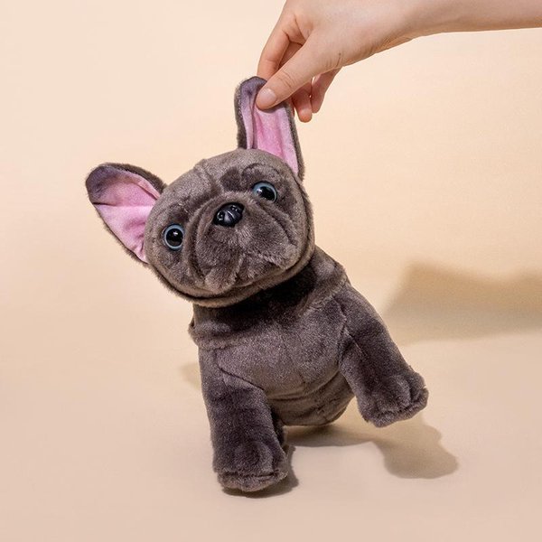 MuñEco De Peluche Chihuahua Border Collie Bulldog FrancéS De Alta Fidelidad 20-34Cm Juguete De Peluche Perro Mascota Simulado Regalo Perfecto Para NiñO NiñA-image
