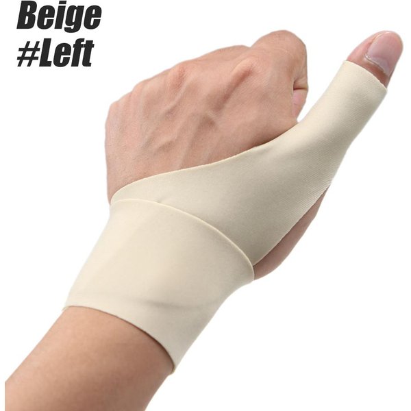Profesjonalny Orteza Nadgarstka I Kciuka Wsparcie Dla Artretyzmu ZespołU CieśNi Nadgarstka Ulga W BóLu OddychająCa Lekka 1 Szt. Beige-image