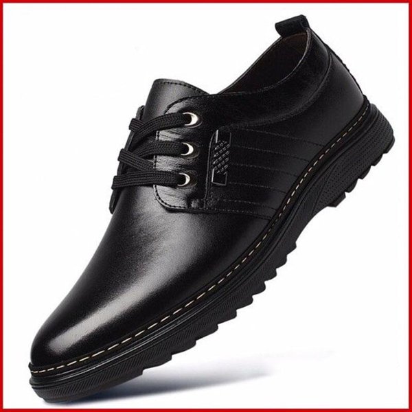 Zapatos Formales Brogue Para Hombre Zapatos De Vestir De Cuero Genuino Retro Punta Puntiaguda Oxford Calzado Masculino Con Cordones 42-image