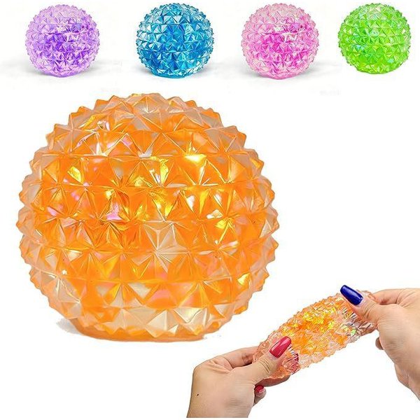 Maltoza BłYszcząCa Diamentowa PiłEczka Do ŚCiskania Zabawka Do ŚCiskania Powolny PowróT Sensoryczna Zabawka Fidget Ulgę W Stresie Relaks PudełKo Niespodzianka MięKkie ŚCiskanie-image