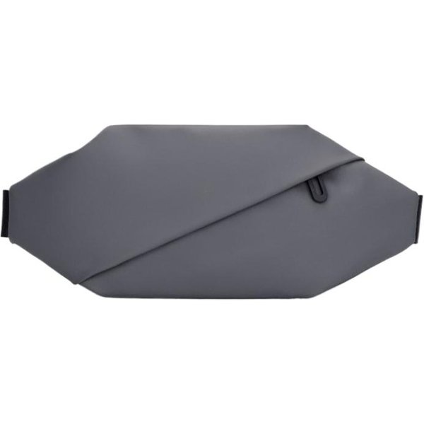 RiñOnera Minimalista Para Hombre, Para Deportes Al Aire Libre, Correr, Trotar, Impermeable, Elegante, Cruzada Gris-image